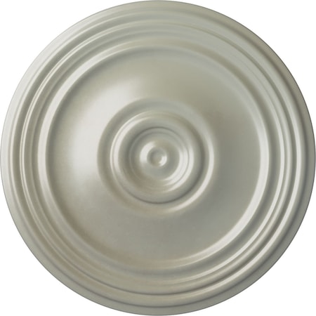 Ekena Millwork Reece Ceiling Medallion (Fits Canopies up to 6 3/4"), Hand-Painted Flash Copper, 21"OD x 1 1/4"P CM21REFCS